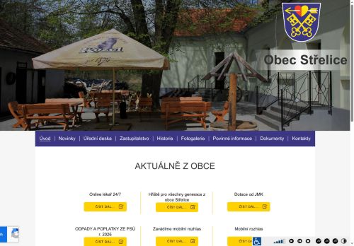 Zobrazit webové stránky Obecní úřad Střelice