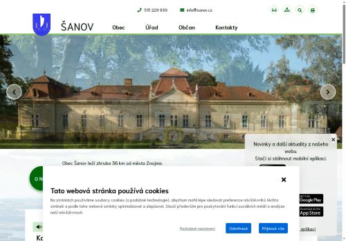 Zobrazit webové stránky Obecní úřad Šanov