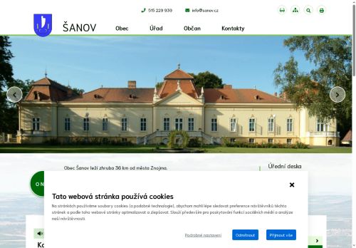 Zobrazit webové stránky Obecní úřad Šanov