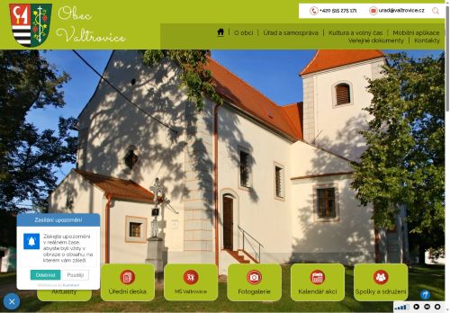 Zobrazit webové stránky Obecní úřad Valtrovice