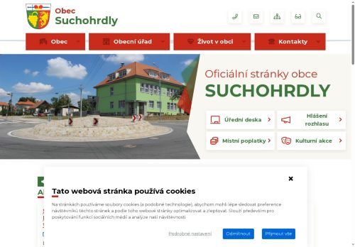 Zobrazit webové stránky Obecní úřad Suchohrdly