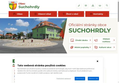 Zobrazit webové stránky Obecní úřad Suchohrdly