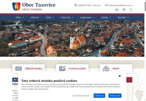 Zobrazit webové stránky Obecní úřad Tasovice