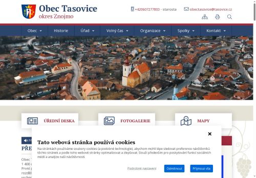 Zobrazit webové stránky Obecní úřad Tasovice