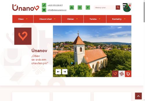 Zobrazit webové stránky Obecní úřad Únanov