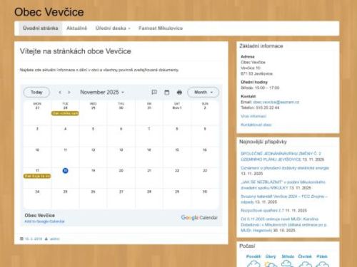 Obecní úřad Vevčice