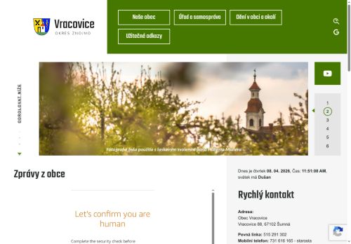 Zobrazit webové stránky Obecní úřad Vracovice