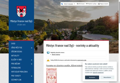 Zobrazit webové stránky Úřad městyse Vranov nad Dyjí