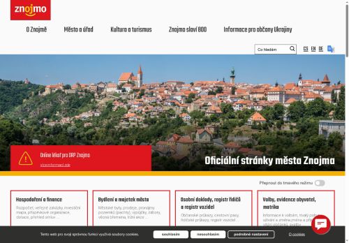 Zobrazit webové stránky Městský úřad Znojmo