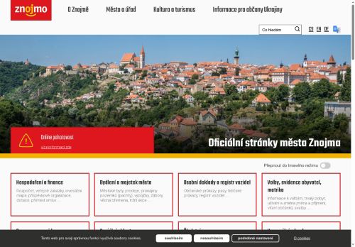 Zobrazit webové stránky Městský úřad Znojmo