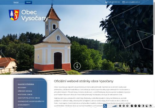Zobrazit webové stránky Obecní úřad Vysočany