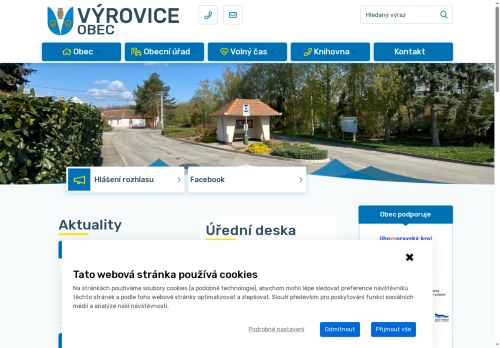 Zobrazit webové stránky Obecní úřad Výrovice