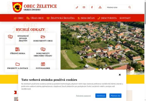 Zobrazit webové stránky Obecní úřad Želetice