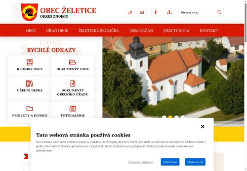 Zobrazit webové stránky Obecní úřad Želetice