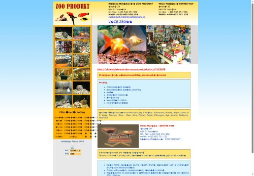 Zobrazit webové stránky ZOO produkt – Růžena Matějková