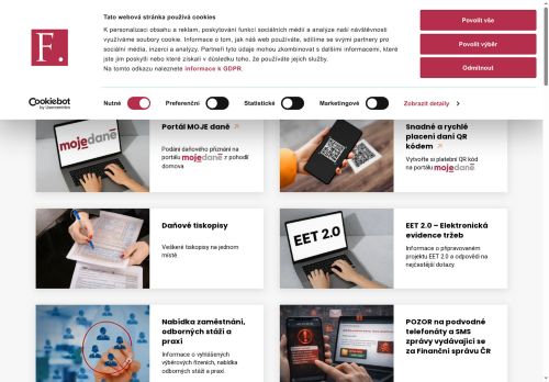 Zobrazit webové stránky Finanční úřad Hodonín