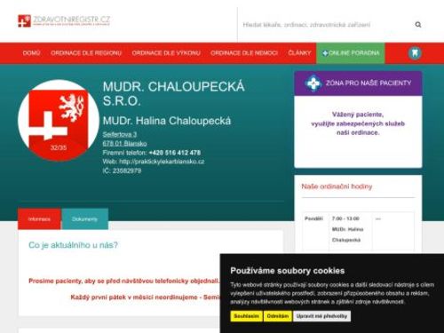 Praktický lékař pro dospělé - MUDr. Josef Trávníček