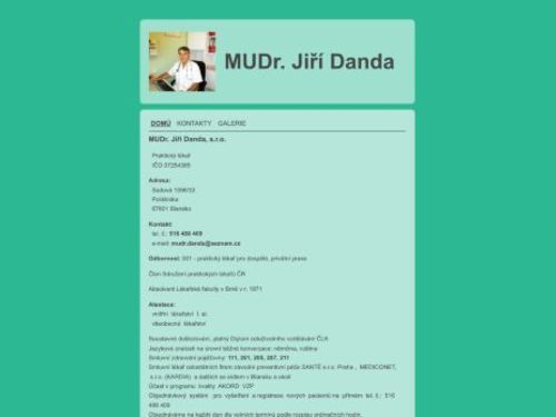 Praktický lékař pro dospělé - MUDr. Jiří Danda