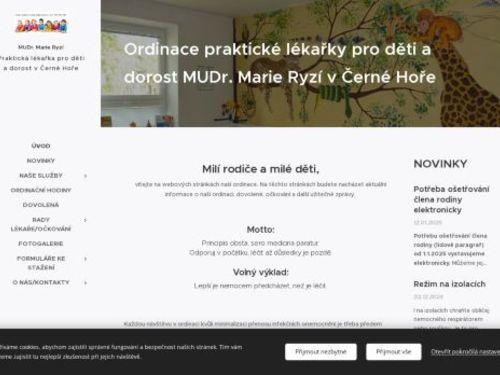 Praktický lékař pro děti a dorost - MUDr. Marie Ryzí