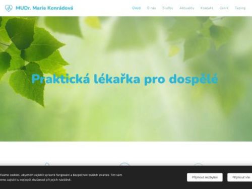 Praktický lékař pro dospělé - MUDr. Marie Konrádová
