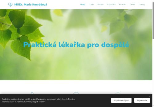 Zobrazit webové stránky Praktický lékař pro dospělé - MUDr. Marie Konrádová