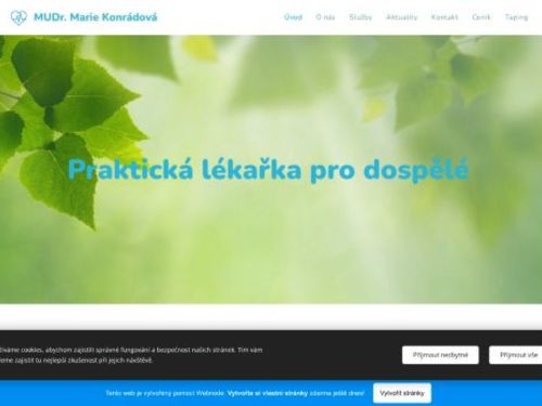 Praktický lékař pro dospělé - MUDr. Marie Konrádová