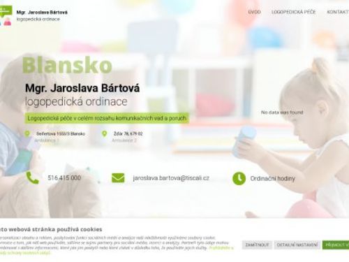 Logopedická ambulance - Mgr. Jaroslava Bártová