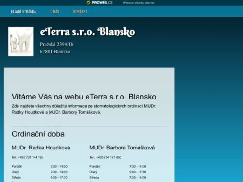 Zubní ordinace eTerra s.r.o. - MUDr. Barbora Tomášková