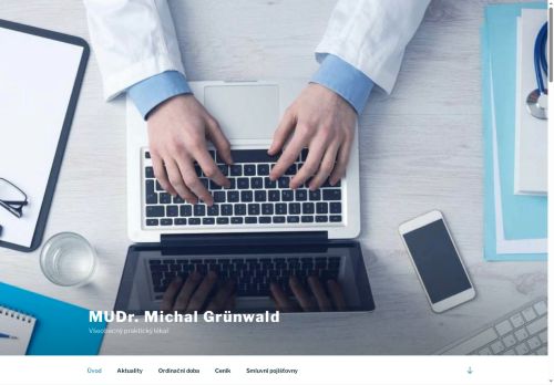 Zobrazit webové stránky Praktický lékař pro dospělé - MUDr. Michal Grünwald