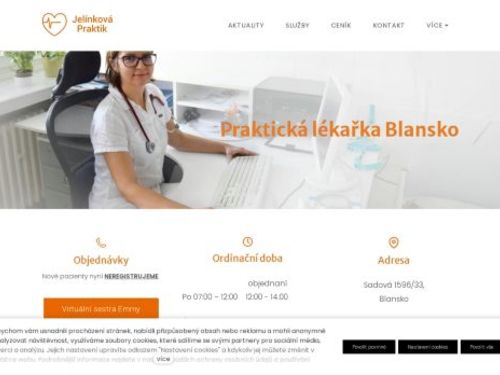 Praktický lékař pro dospělé - MUDr. Jana Jelínková