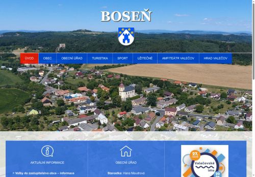 Zobrazit webové stránky Obecní úřad Boseň