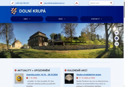 Zobrazit webové stránky Obecní úřad Dolní Krupá