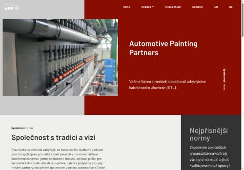 Automotive Painting Partners s.r.o. nabízí práci na pozici OPERÁTOR VÝROBY SPECIALISTA v obci Nymburk