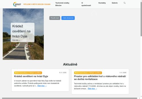 Technické služby Břeclav, příspěvková organizace nabízí práci na pozici ZÁSTUPCE/ ZÁSTUPKYNĚ VEDOUCÍHO SERVISNÍHO STŘEDISKA v obci Břeclav