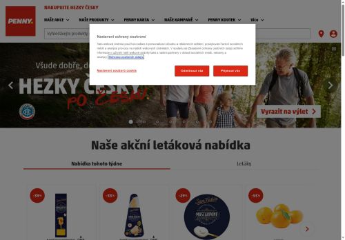 Zobrazit webové stránky Penny Market