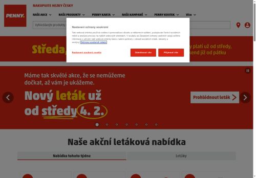 Zobrazit webové stránky Penny Market