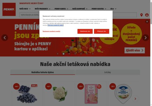 Zobrazit webové stránky Penny Market, s.r.o.