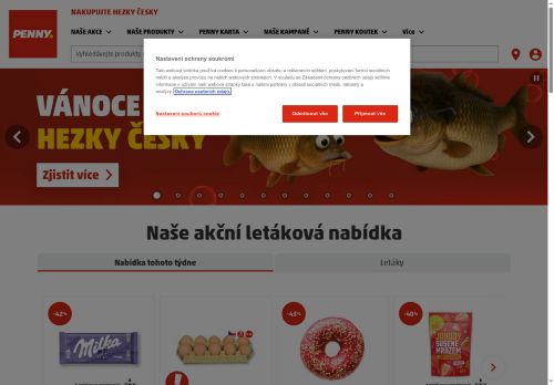 Zobrazit webové stránky Penny Market Rosice