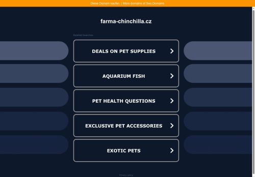 Zobrazit webové stránky Farma Chinchilla (Lubomír Žalud MVDr.)