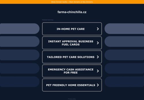 Zobrazit webové stránky Farma Chinchilla (Lubomír Žalud MVDr.)