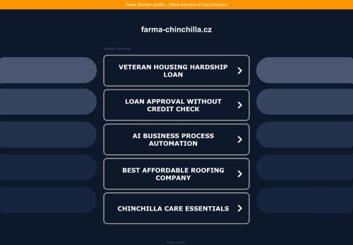 Zobrazit webové stránky Farma Chinchilla (Lubomír Žalud MVDr.)