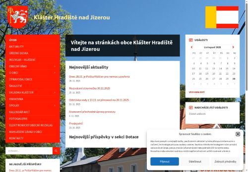 Zobrazit webové stránky Obecní úřad Klášter Hradiště nad Jizerou