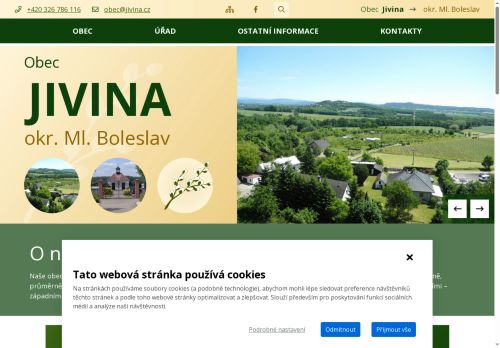 Zobrazit webové stránky Obecní úřad Jivina