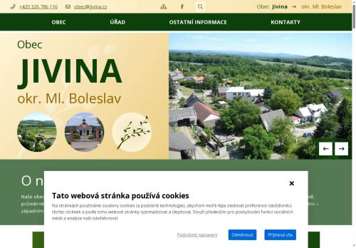 Zobrazit webové stránky Obecní úřad Jivina