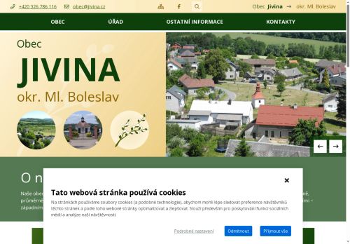 Zobrazit webové stránky Obecní úřad Jivina