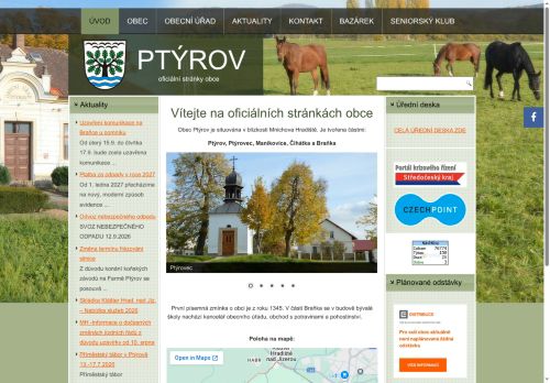 Zobrazit webové stránky Obecní úřad Ptýrov