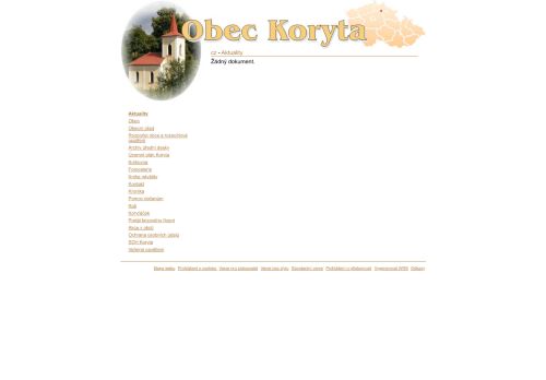 Zobrazit webové stránky Obecní úřad Koryta