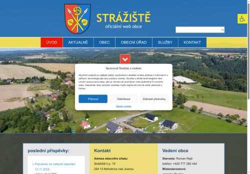 Zobrazit webové stránky Obecní úřad Strážiště