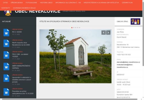 Zobrazit webové stránky Obecní úřad Neveklovice