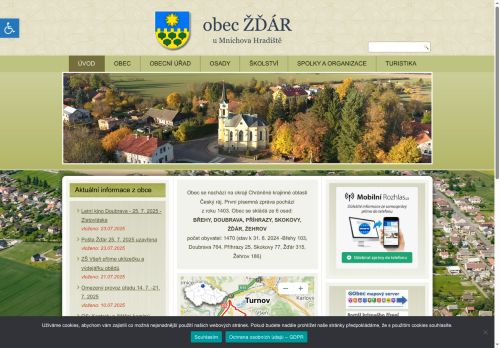 Zobrazit webové stránky Obecní úřad Žďár